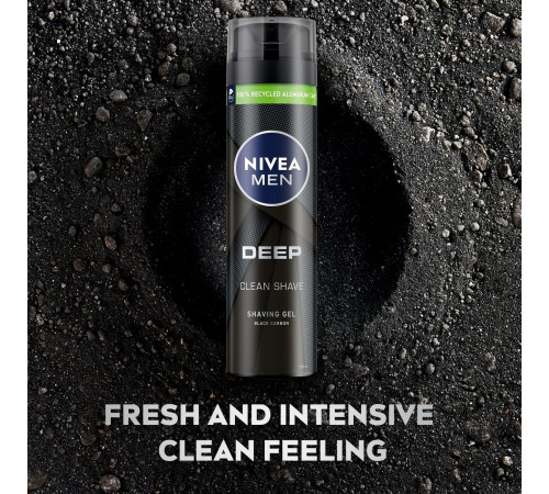 Гель для гоління Nivea Men Deep Clean Shave 200 мл