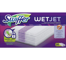 Змінні вологі серветки для швабри Swiffer Wet Jet 20 шт