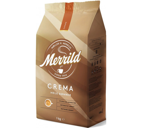 Кава в зернах Merrild Crema 1 кг Кава в зернах Merrild Crema 1 кг