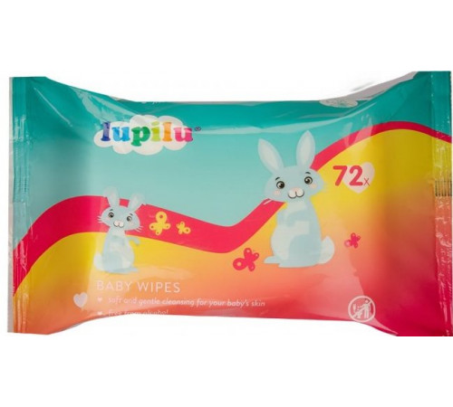 Серветки вологі дитячі Lupilu Baby Wipes 72 шт