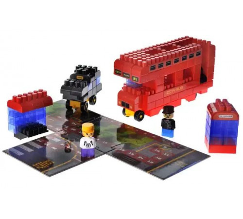 Конструктор Blocks&Steps QB300-203 Міські маршрути 129 деталей Конструктор Blocks&Steps QB300-203 Міські маршрути 129 деталей