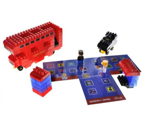 Конструктор Blocks&Steps QB300-203 Міські маршрути 129 деталей Конструктор Blocks&Steps QB300-203 Міські маршрути 129 деталей