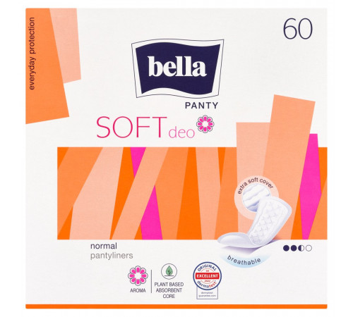 Ежедневные гигиенические прокладки Bella Panty Soft Deo Fresh 60 шт