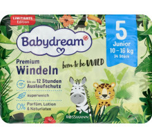 Підгузки Babydream 5 (10-16 кг) 34 шт