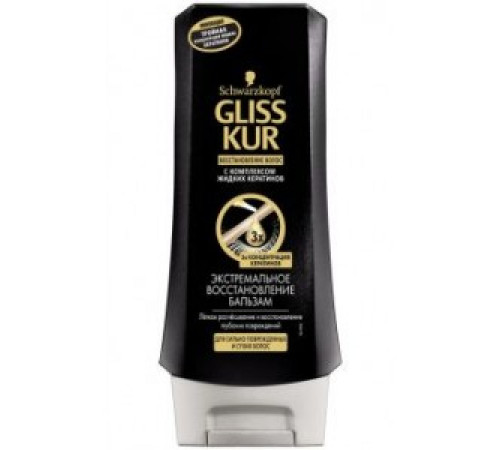 Бальзам для волос Gliss Kur 200 мл Экстремальное восстановление