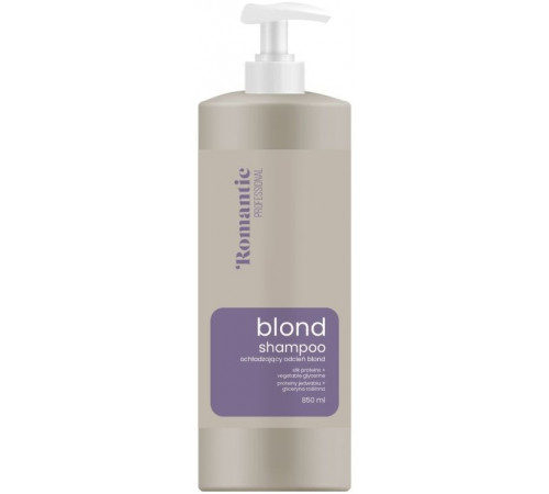 Шампунь для волосся Romantic Professional Blond для світлого волосся 850 мл Шампунь для волосся Romantic Professional Blond для світлого волосся 850 мл