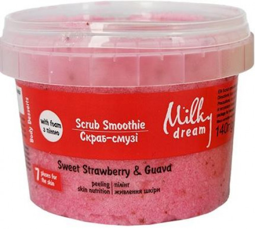 Скраб-смузи с пеной Milky Dream Sweet Strawbery & Guava 140 г