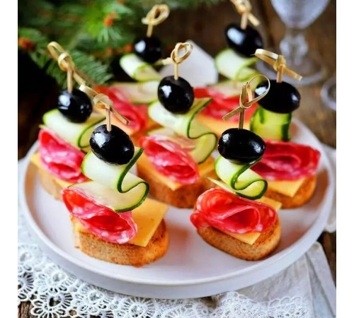 Шпажка Вузлик 15 см 100 шт