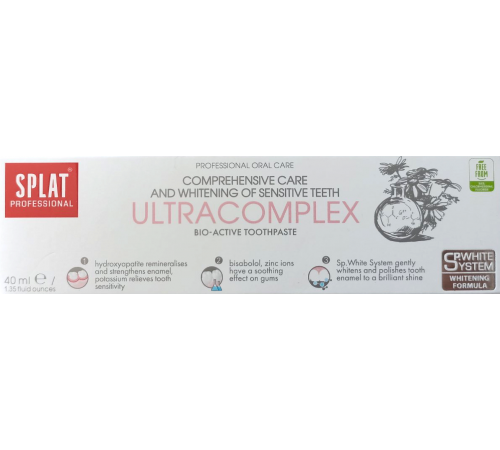 Зубная паста Splat Professional Compact Ultracomplex 40 мл