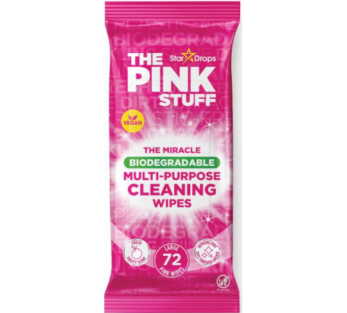 Вологі серветки для прибирання The Pink Stuff Multi-Purpose Cleaning Wipes 72 шт