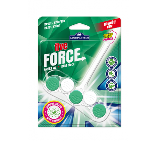 Блок для туалета Force Лес с хлором 50 г