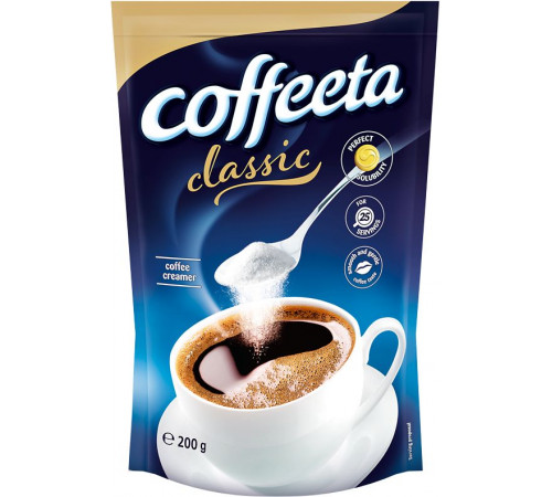 Вершки сухі до кави Coffeeta Classic 200 г