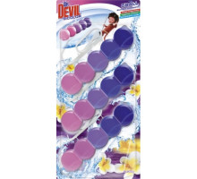 Туалетные блоки для унитаза Dr.Devil Bicolor Цветочный закат 3 шт х 35 г