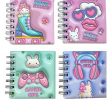 Блокнот на пружині Malevaro 763272ML 3D Кролик