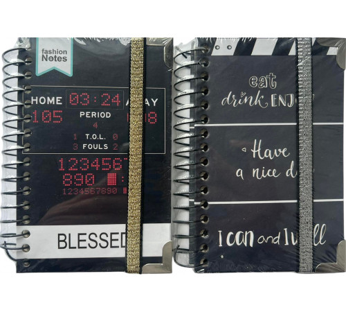 Блокнот на пружині SP603 А-6 з резинкою