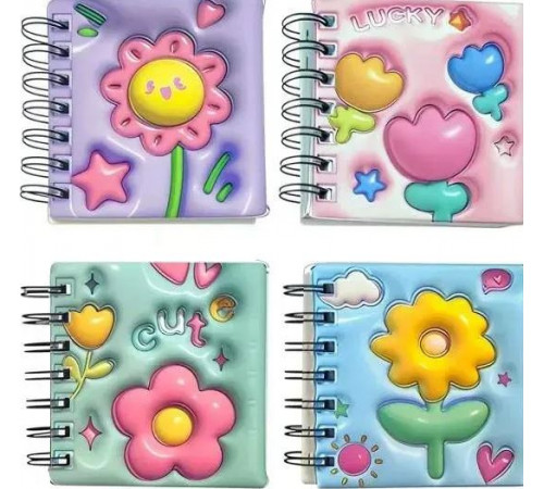 Блокнот Malevaro 867040ML/867033ML 3D Квіти