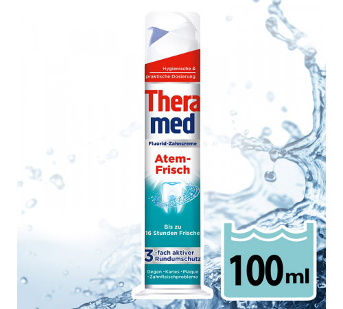 Зубная паста с дозатором Theramed Atem-Frisch 100 мл