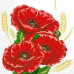 Салфетка Марго Цветы 3 слоя 33х33 см 18 шт в ассортименте