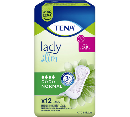 Урологічні прокладки Tena Lady Slim Normal 12 шт 4 к