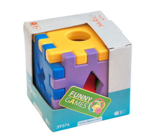 Развивающая игрушка Tigres 39376 Волшебный куб 12 элементов