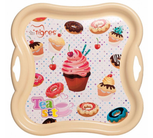 Поднос с термонаклейкой Tigres 39414 Сладкая вечеринка