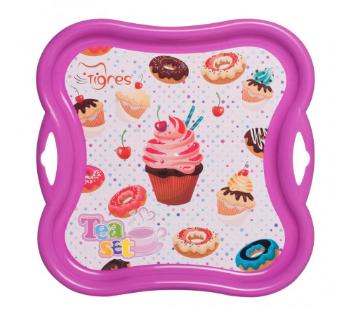 Поднос с термонаклейкой Tigres 39414 Сладкая вечеринка