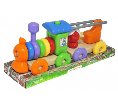 Развивающая игрушка Tigres 39771 Funny train 23 элемента