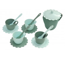 Набор посуды чайный Tigres 39939 Ромашка 14 элементов в сумке (селадон)