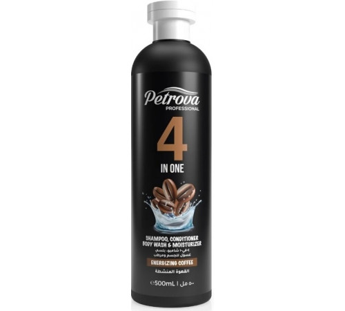 Гель-шампунь Petrova Professional 4 в 1 Energizing Coffee 500 мл Гель-шампунь Petrova Professional 4 в 1 Energizing Coffee 500 мл