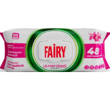 Влажные салфетки для уборки Fairy Лилия 100 шт