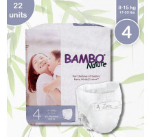 Подгузники-трусики Bambo Nature 4 (8-15 кг) 22 шт