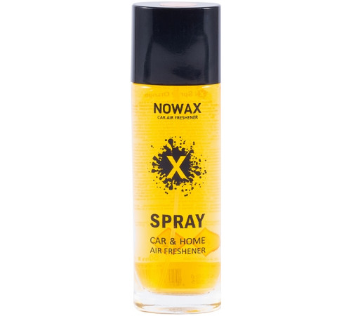 Ароматизатор для авто Nowax X Spray Orange 50 мл Ароматизатор для авто Nowax X Spray Orange 50 мл