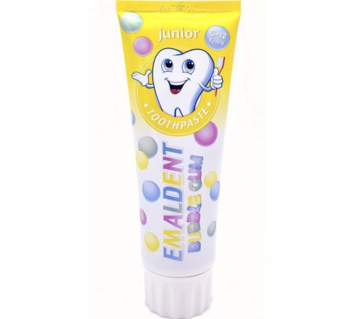 Зубна паста дитяча Emaldent junior Buble gum 75 мл