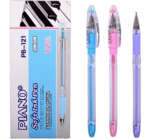 Ручка масляна Piano РВ-121 Soft Ink Pen 0.5 мм синя