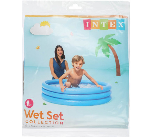Басейн дитячий Intex 59416 Кристал 114 х 25 см
