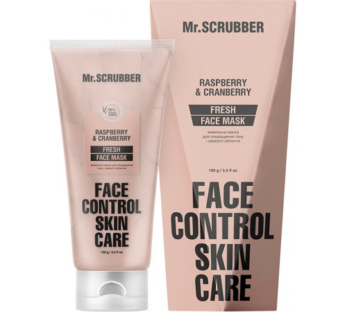 Живильна маска для покращення тону і свіжості обличчя Mr. Scrubber Fresh Face Control 100 г