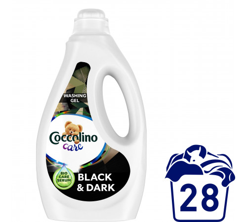 Гель для прання Coccolino Care Black & Dark 1.12 л 28 циклів прання