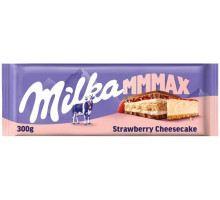 Шоколад молочний Milka Strawberry Cheesecake 300 г