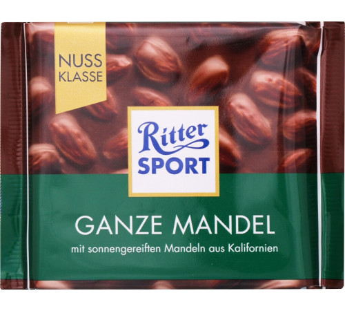 Шоколад Ritter Sport Ganze Mandel 100 г