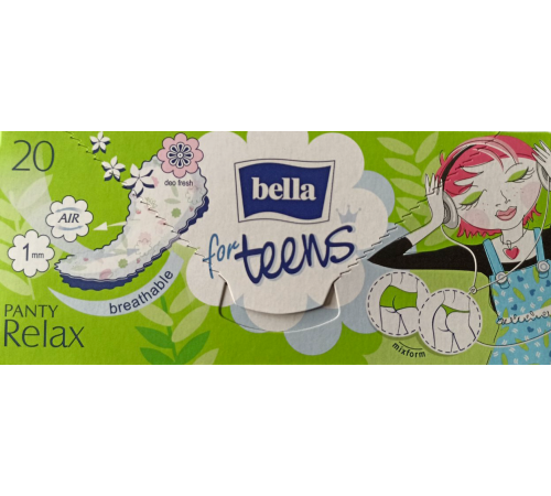 Щоденні прокладки Bella Teens Relax 20 шт