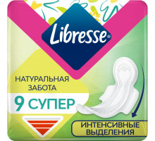 Прокладки Libresse Natural Care Maxi Super 3-мм 9 шт