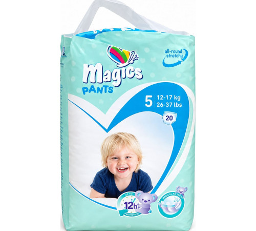 Підгузки-трусики Magics 5 (12-17 кг)  20 шт