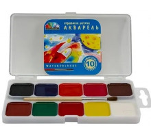 Фарби акварельні Гамма Захоплення 312043 10 кольорів