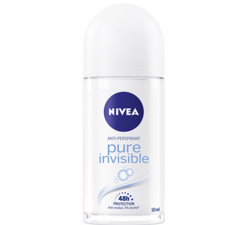 Дезодорант кульковий для жінок NIVEA Невидимий Захист 50 мл