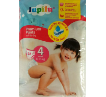 Подгузники-трусики Lupilu Premium Soft&Dry 4 (8-15кг) 22 шт