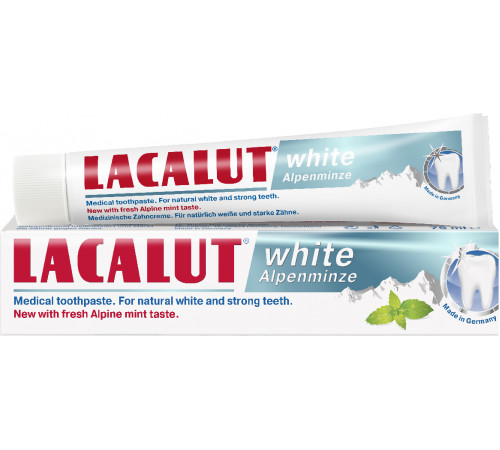 Зубна паста Lacalut White Alpenminze 75 мл