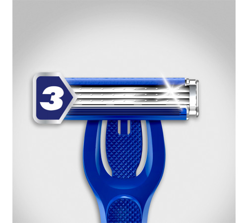 Станок для бритья мужской Gillette Blue 3 Hybrid с 9 сменными картриджами