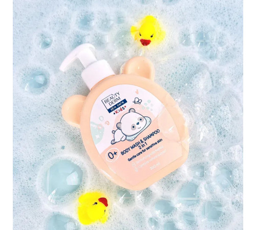 Гель-шампунь для младенцев Beautyderm Kids дозатор 300 мл