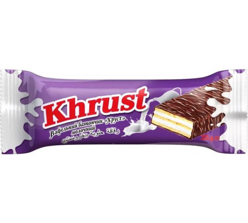 Батончик вафельний Khrust Молочний 25 г