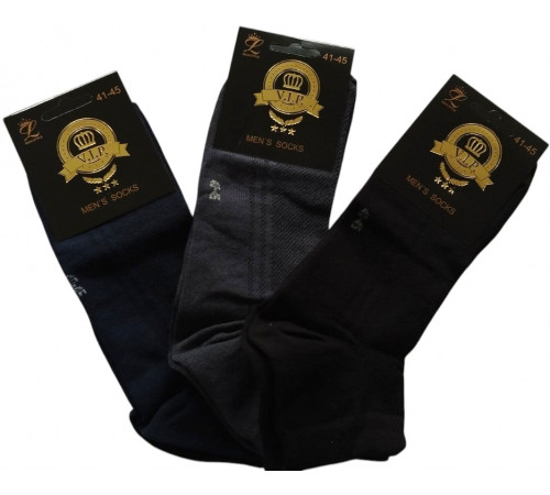 Шкарпетки L V.I.P. чоловічі короткі розмір 41-45 сітка